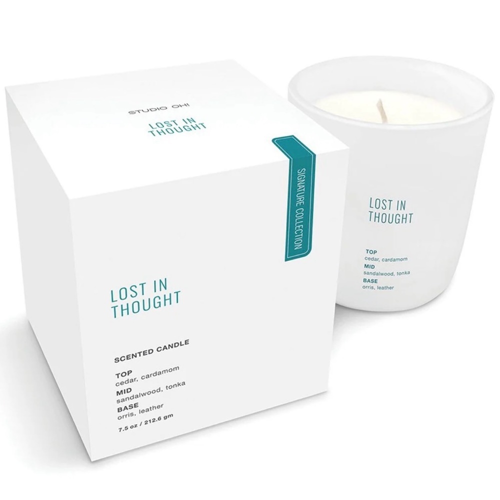 NIB STUDIO OH! Lost in Thought Scented Candle 7.5oz